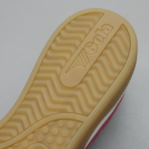 Gola Men's 10 Viper Leather White Gray Pink Tennis/gym Shoes Sneakers - CLB744 - Picture 11 of 12